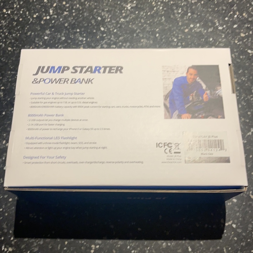 Portable Jump Starter 12V Car&Truck  J8 plus 🚗🛻 - Picture 2 of 5